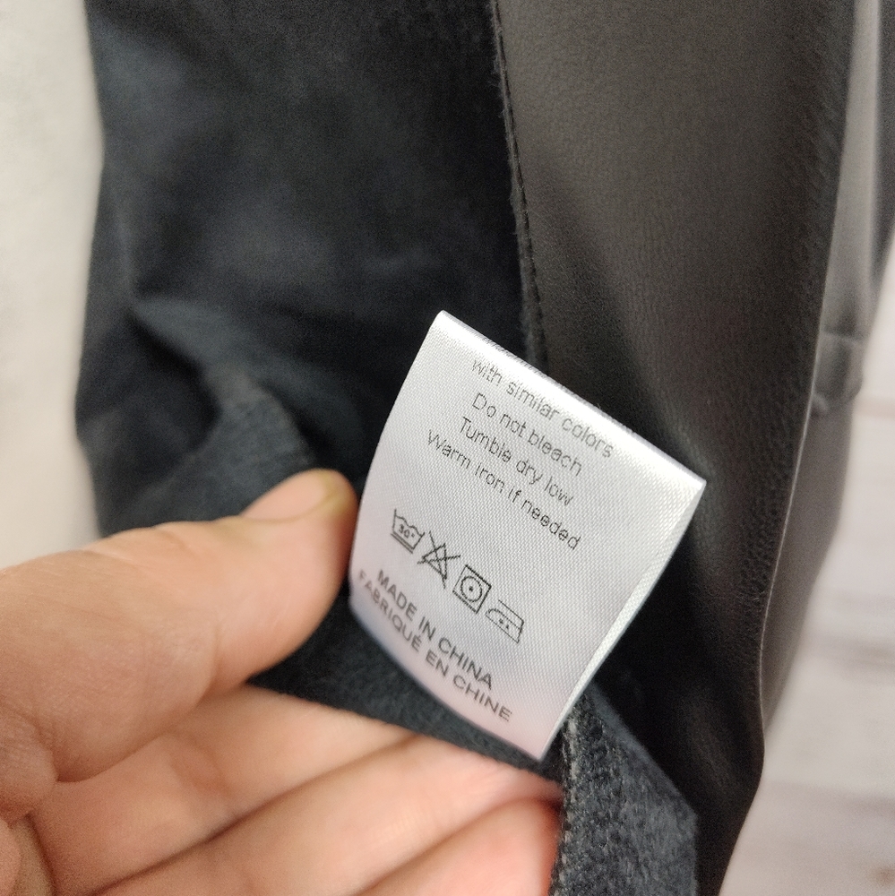 Faux Leather Shacket - Picture 11 of 11